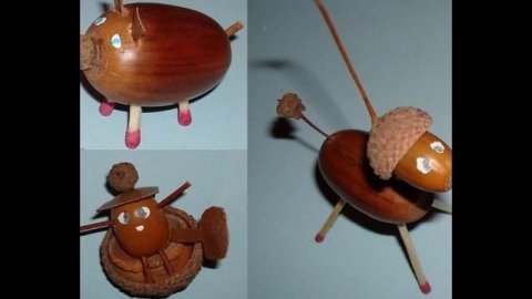 Поделки из желудей своими руками