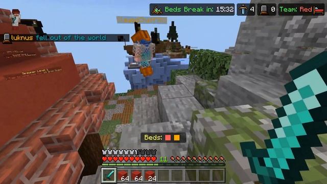 ? Играем в BedWars ? Windows 10 Minecraft ? Minecraft?