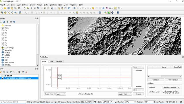 QGIS Tutorial: How to create Elevation Profile in QGIS EN