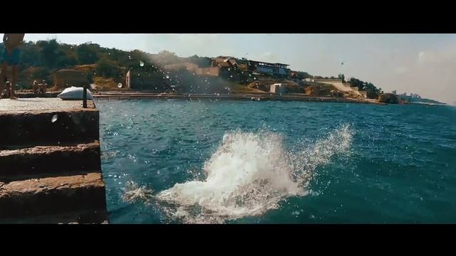 WATER SPLASH 2015 - ODESSA CHKALOV BEACH (КРУТЫЕ САЛЬТО В ВОДУ В ОДЕССЕ)