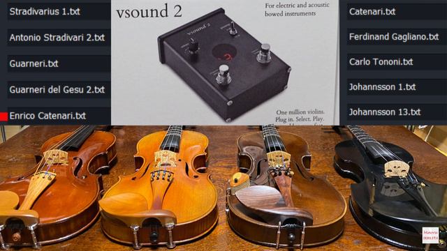 “vsound 2” Emulates The Priceless Violins / 「vsound 2」でヴァイオリン名器をエミュレート