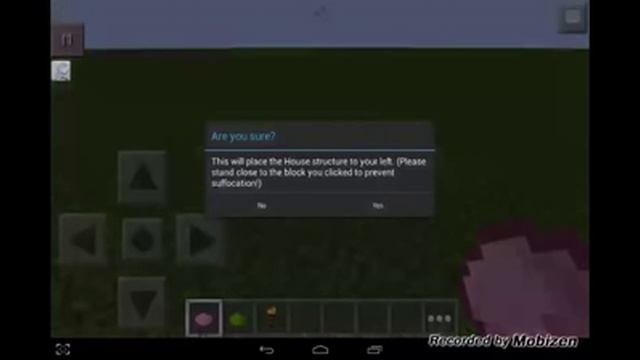 Мод на мгновенные постройки домов на Minecraft Pe