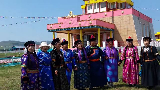Ансамбль Гуламта село Нижняя Иволга в Эгитуйском Дацане Зандан Жуу
