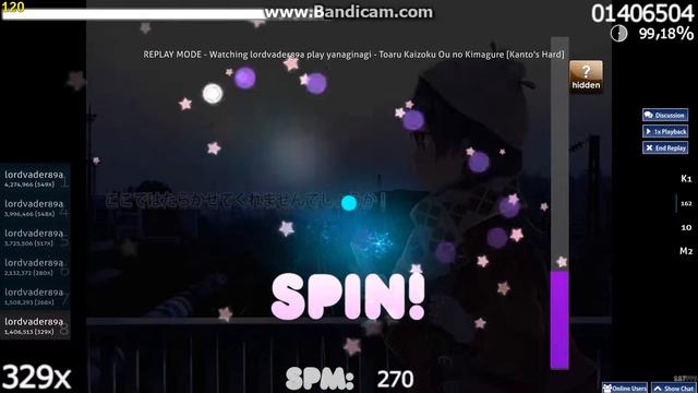 [Osu!] Yanagi Nagi - Toaru Kaizokuou No Kimagure [Hard]