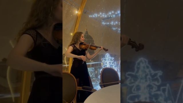 “Imagine” с видом на Казанский 🤍 Живая музыка - дуэт скрипки и виолончели на Ваш праздник