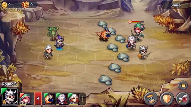 Heroes Tactics-героический режим,уровень 3-2