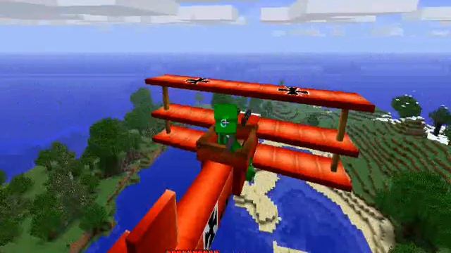 Minecraft: (Beta 1.4) A Flight Around The Neighborhood