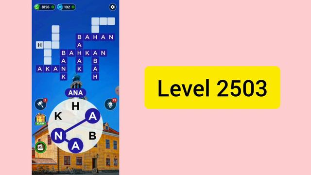 Game Words Of Wonders Level 2501, 2502, 2503, 2504, 2505 #wordsofwonders
