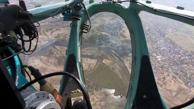 Ту 134 полёт из кабины штурмана