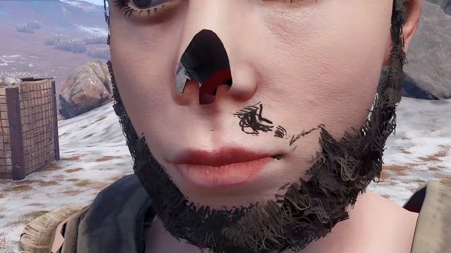 Rust - Волосы, борода в игре!