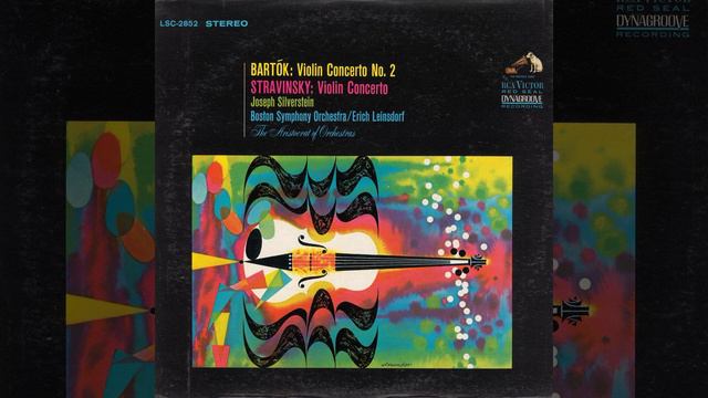 Joseph Silverstein Plays Bartók Violin Concerto No.2  Vinyl From 1965 (II.)