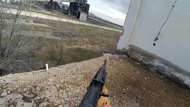 Страйкбол в Таразе. Первая игра. 2018.