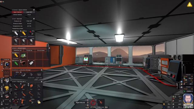 Stationeers 19: Нуб на Марсе - рутина - основа игры  делаем свет на базе