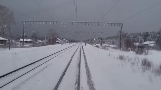 РЖД классика ещё в строю! Байкал, ноябрь 2023.