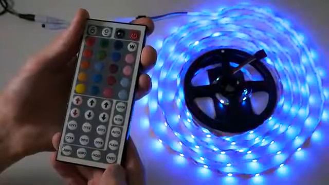 Светодиодная лента с АлиЭкспресс   LED RGB подсветка рабочего места
