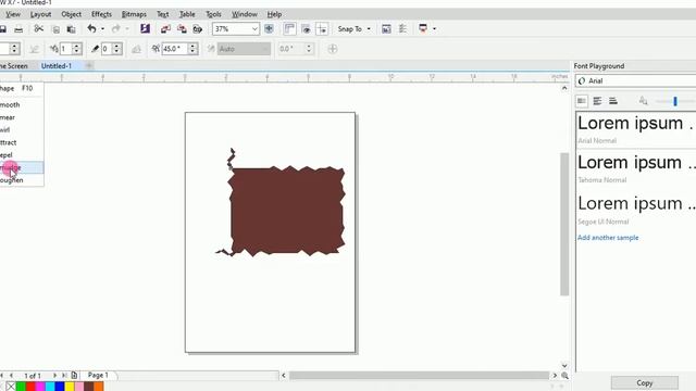 Free Online Course | Corel Draw X7 Complete Course | Corel Draw Complete Course For Beginners Lec 6