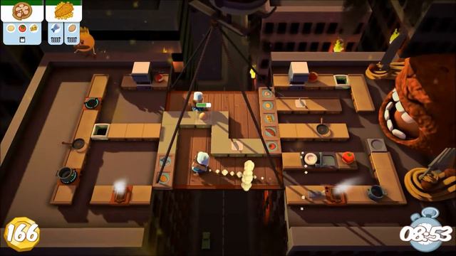 Overcooked The Peckening !!! Spaghetti Meatball Boss FIght Hero Of Thyme Solo Gameplay