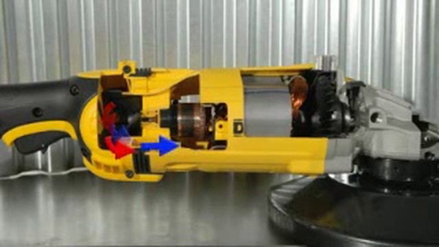 DEWALT Large Angle Grinder Dust Ejection/Ferretera Centenario