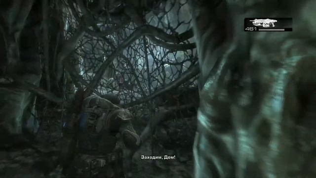 Дорожные завалы и камнегусенницы [ Gears Of War 2 #002 ] [ XBox 360 ]