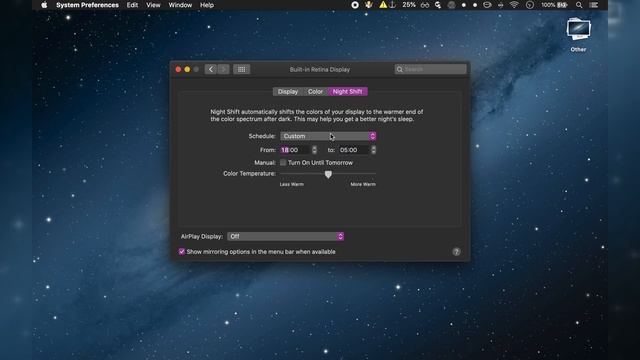 How To Enable Night Shift On MacOS Permanently (well, Almost Permantly)