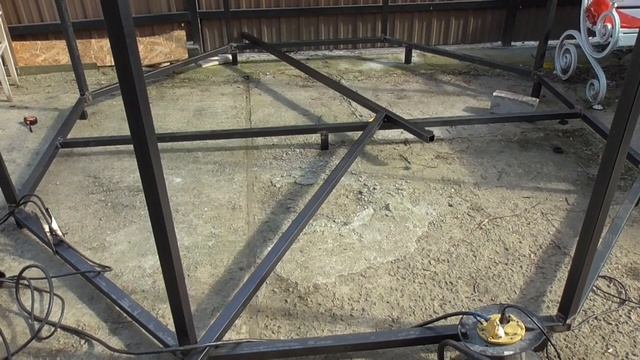 Восьмиугольная беседка своими руками