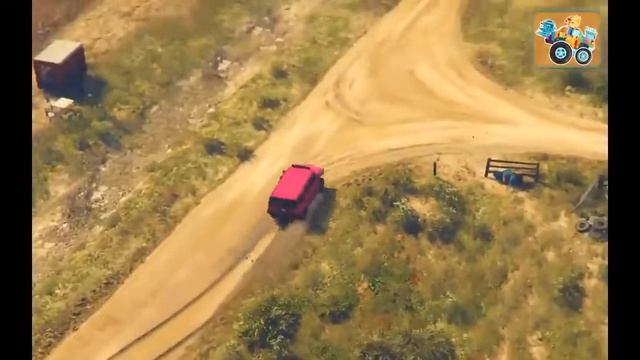 Робот Джип и мотоцикл  Мультики про машинок  Смотреть машины  Машинки онлайн 1