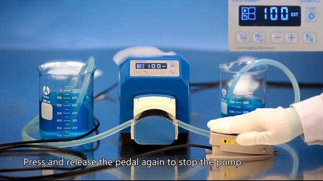 Peristaltic Pump G100 1J Footswitch