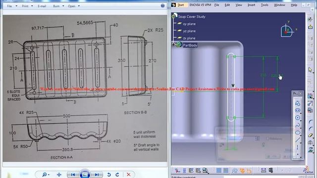 Catia V5 Tutorial|How To Create Soap Case P4|Product Design Engineering