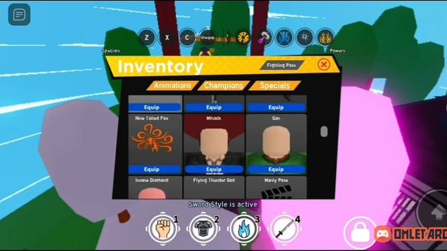 Обзор босса Инферно. Аниме Файтинг Симулятор