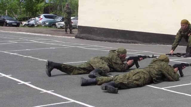 Бойцы магнитогорской воинской части 3