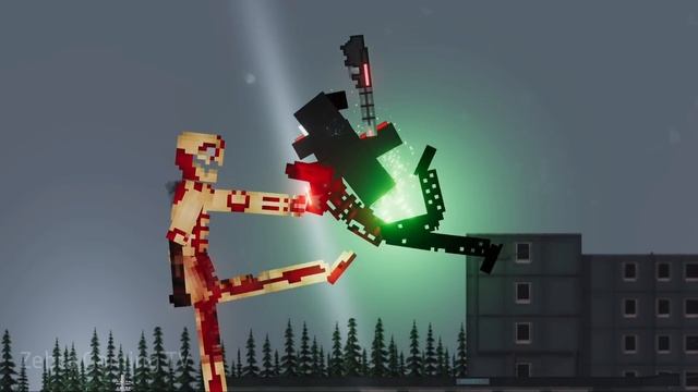 Attack On Titan 2023 Vs WARHAMMER CAMERA TITAN + SPEAKER TITAN [People Playground]