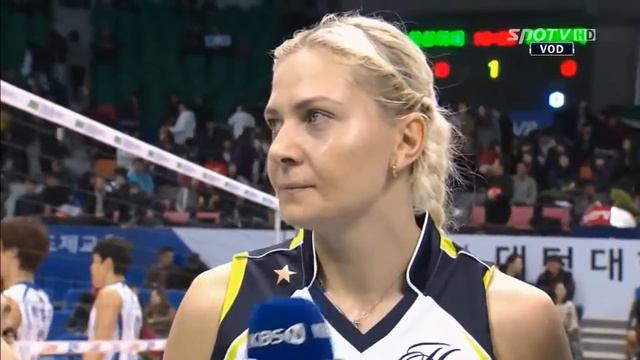 Yeliz Basa (Hyundai Hillstate) Interview  / After 40 Points Amazing Performance,MVP,바샤