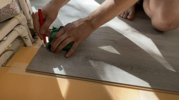 Шаблон для подрезки отделочных материалов 12 см