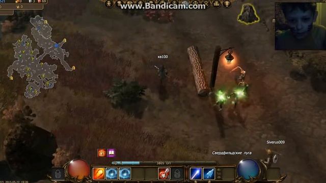 продолжаем играть в игру (дракинсанг онлайн) №5 +веб-камера