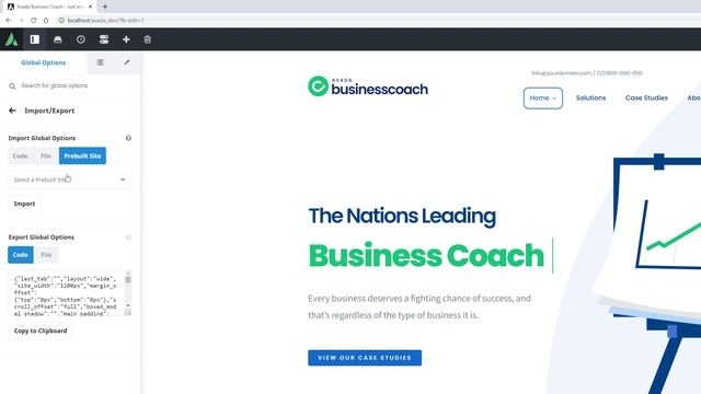 How To Import & Export Avada Global Options