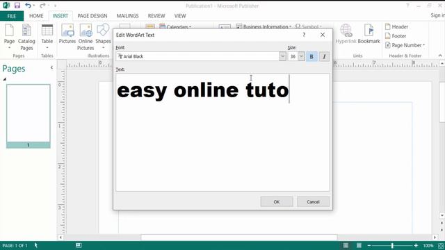 How to Mirror text in Microsoft publisher