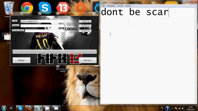 FIFA 13 HACK [PROOF] [MAI 2013] [MEDIAFIRE]