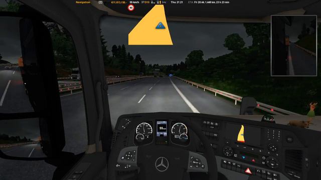 Изучаем ПДД / Mercedes Actros / Logitech G25