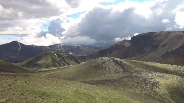 021 Ландманналаугар   панорамы с ледником