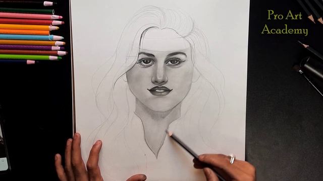 ? How To Draw A Girl ? #Drawing Tutorial | Girl Face Pencil Sketch