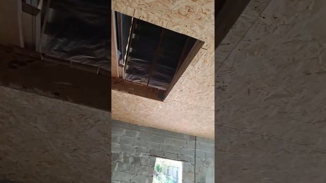 Потолок из osb готов