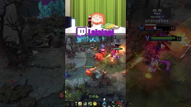 ДЕВУШКА НА ПЯТЕРКЕ В DOTA2#dota #dota2 #дота #дота2 #twitch #valorant #shorts