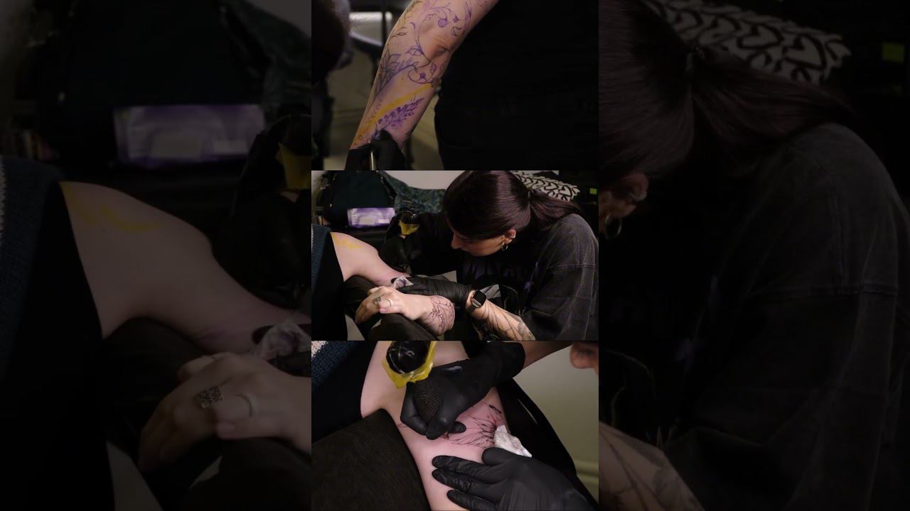 Мое вдохновение #татуировки #татумосква #shorts #татумастер #процессрисования #art #tutorial #tattoo