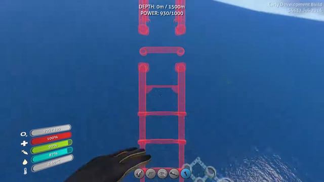 Subnautica: Cyclops Ladder Launch Glitch