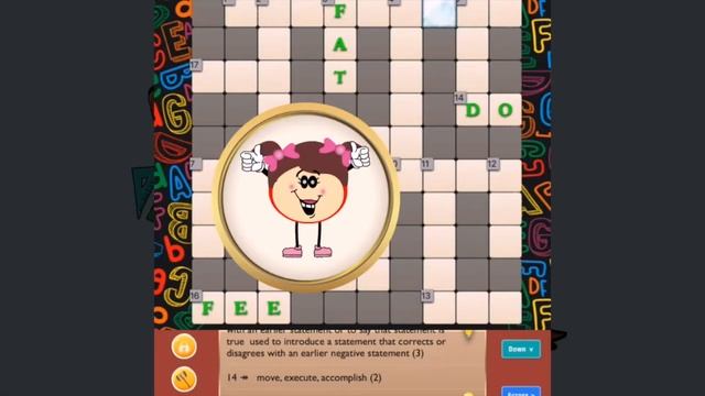 Crossword Puzzle Words For Kids