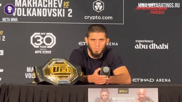 Ислам Махачев: ХАБИБА не будет ДАЖЕ НА АРЕНЕ / Попросил ОТЦА не приезжать на бой с ВОЛКАНОВСКИ