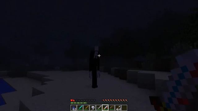 Minecraft Slenderman Mod Убийство Слендера