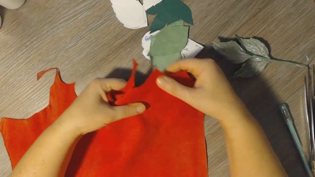 Leather Rose/ Realistic Leather Flower/ Роза из Кожи