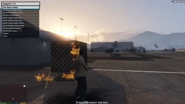 GTA 5 МОДЫ - Dragons V - ДРАКОНЫ В ГТА 5 - ХАОС В ЛОС САНТОСЕ