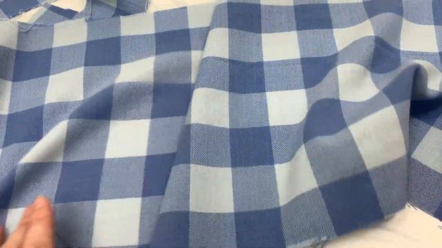 КОСТЮМНАЯ ШЕРСТЬ В КЛЕТКУ ГОЛУБАЯ ЕЛОЧКА арт.5092350